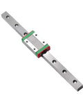 MGN7H Miniature Linear Rail Slide For CNC Machines And 3D Printers Slick Low Friction Steel Ball Guide 100mm To 1000mm Length Options