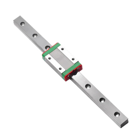 MGN7H Miniature Linear Rail Slide For CNC Machines And 3D Printers Slick Low Friction Steel Ball Guide 100mm To 1000mm Length Options