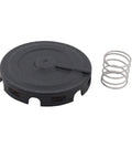 NewYall PCV valve diaphragm repair kit with membrane; black plastic cap and metal coil spring (2 pieces)