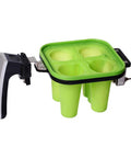 3D Sublimation Silicone Mug Mold Clamps For Small Short Glass Wine Bottles Heat Transfer Printing Tool With Four Slots