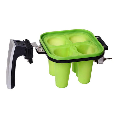 3D Sublimation Silicone Mug Mold Clamps For Small Short Glass Wine Bottles Heat Transfer Printing Tool With Four Slots
