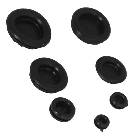 Rubber Grommet Kit 170 Piece Odorless Sealing O Rings Set For Auto Mechanical Maintenance And DIY Repair Projects Heavy Duty Automotive Grommet Pack Set, black rubber grommets assorted sizes
