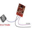 Twenty Piece Capacitive Touch Switch Modules TTP223 2.5 To 5.5V Self Lock Or No Lock for Arduino, showing wiring to MCU or Triode
