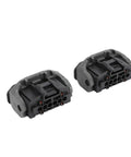 Heavy Duty Six Pin Automotive Connector With Sheathed Wire Harness And Reinforced Contacts For Plug And Play Truck Cab Wiring No Headache Straight Up Reliable Fitment, dual connectors view.
