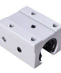 Close-up of SBR12UU bearing block from Smooth Sliding Guide Rail Kit 4Pcs Set With SBR12UU SBR16UU SBR20UU Lock Type Bearings 12mm 16mm 20mm