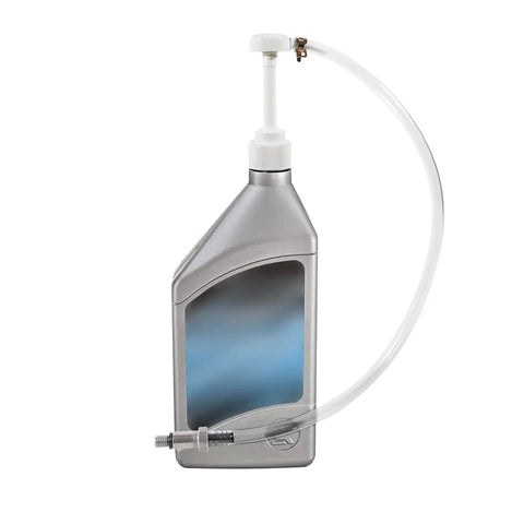 Gear Lube Pump For 32 Oz Bottles With Three Eighths Inch Swivel Adapter And Eight Millimeter And Ten Millimeter Metal Adapters