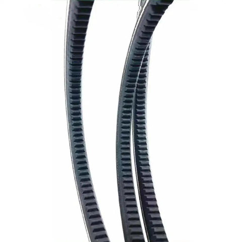 1020 To 1265mm V Belt With Teeth For Conveyor Systems No Slip Drive Belt Replacement Strap Primary Drive Heavy Duty Durable Reduces Wear And Tear Easy Install Ideal For Conveyor Transport Lines, black toothed belt