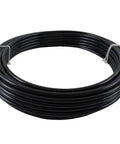 Coiled Three Quarter Inch By Fifty Foot Black SAE J844 Nylon Air Brake Tubing DOT Approved For Pneumatic Air Line Systems