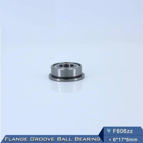 Premium F606ZZ Deep Groove Ball Bearings With ABEC 5 Precision And Sealed Ends For Industrial Machinery, 6x17x6mm chrome steel.