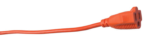 Outdoor Extension Cord 25 Ft 16 Gauge SJTW Flexible Vinyl Jacket Bright Orange UL Listed For Yard Tools And Lawn Equipment Heavy Duty Power Cable 