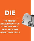 Die For BLK 5.0 E Nibbler Pro Grade Precision Cut On Steel Sheet Up To 6 Gauge Built To Last And Easy Install For Fast Clean Edges