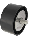 Premium Belt Tensioner Pulley 11287545297 For BMW 7 Series F02 And G12 Plus X5 E70 Models, black, steel hub, high torque design.