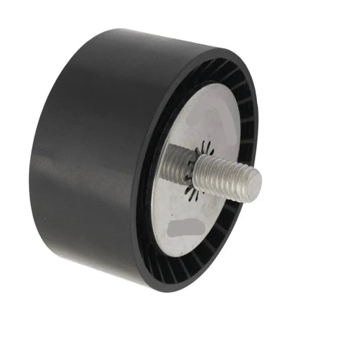 Premium Belt Tensioner Pulley 11287545297 For BMW 7 Series F02 And G12 Plus X5 E70 Models, black, steel hub, high torque design.