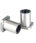 Beefy 25mm Flange Linear Bearing 5 Pack For CNC And 3D Printer Rods, Long-Lasting Wear-Resistant Parts With Heavy-Duty Load Capacity, Versatile For Textile, Food Packaging, Printing Machinery, And More., 25mm bearing steel flange linear bearings