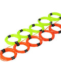 Dual Color 0.095 Inch Pre Cut Trimmer Line Kit For 15 Inch String Trimmers Includes Five 14 Foot Coils Professional Grade Line