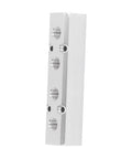 Heavy Duty Aluminum Pneumatic Manifold Block With G1/2 Inlet And G1/4 Outlet, Splitter style, side view showing outlets