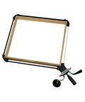Top Shelf Flexible Strap Clamps Featuring Slick Quick Release Levers For Heavy Duty Woodworking and Custom Cabinetry. Adjustable nylon strap clamp with handle.