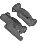 2 Inch Black Wrought Iron Door Latch Lock Antique Style Slide Latch For Cabinets Windows Or Cupboards Rust Resistant