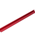 Red Aluminum Miter Track 400mm T Slot Guide Rail For Table Saws Milling Machines Band Saws Pro Grade Precision Fit Easy Install
