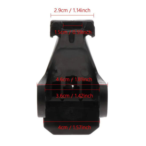4 Piece Roller Skate Brakes Set, Universal Skating Brake Pads with dimensions, Non Slip Brake Pads for Inline Skates and Skateboards