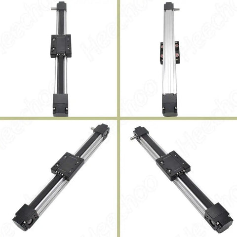 Fast 400mm Belt Driven Linear Actuator With 16 Inch Stroke For CNC Positioning, Nema 17 Motor, precision guide rail system