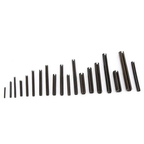 450 Piece Spring Steel Split Roll Pin Kit With Storage Case For Machinery And Automotive Repair Includes 2mm To 10mm Diameters