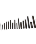 450 Piece Spring Steel Split Dowel Pin And Roll Pin Assortment Kit For Machine Service And Small Equipment Repair With Black Oxide Finish