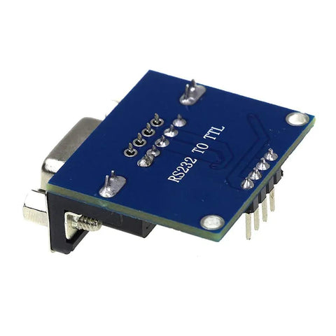 Side view of Five Pack RS232 To TTL Converter Modules With MAX3232 Chip COM Serial Port Board 3.3V To 5V Compatible VCC