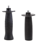 Angle Grinder Side Handle With 8mm And 10mm Thread Mounts, Auxiliary Grip For Grinding, Cutting And Polishing, Heavy Duty Plastic And Metal Construction, Black, 1 Pack M8, black side handle