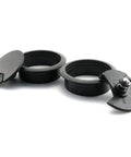 Two Pack 2 Inch Desk Grommet Hole Covers For Office PC Desk Cable Management 50mm Hole ABS Plastic Wear Resistant Durable Black 2 Pcs