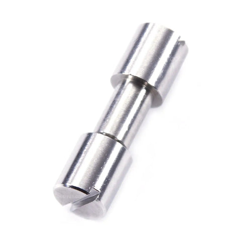 Single stainless steel bolt from 10 Pack Knife Handle Bolts With Step Drill Stainless Steel Fasteners For DIY Handle Repair USA Size 0.312 x 0.213 x 1.25 Inch Knife Hardware Kit For Knife Makers