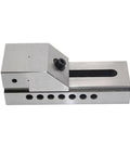 Heavy Duty Cnc Bench Vise With Kickass Grip And Versatile Clamping Slots For Rock Solid Holding Of Square And Round Parts Featuring Replaceable Jaws To Get Ya Work Done Fast, showing the robust jaw design and mounting features.
