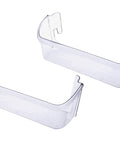 Pack Of 2 Clear Fridge Door Bins 240323002 For Side By Side Refrigerators Replaces PS429725 AP2115742, transparent storage containers