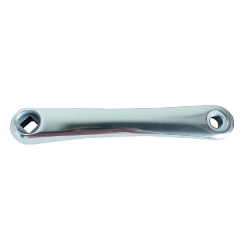 Fixed Gear Crankset 44T 170mm Aluminum Alloy For Single Speed Bikes One Eighth Inch Chain Compatible 42mm Chainline 130mm BCD 670g Silver