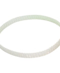 Badass Polyurethane Timing Drive Belt With 90 Teeth And One Point Five Meter Length Heavy Duty Tight Fit Replacement Whipping Up Metalworking For 0618 3B CJ18A 7x10 Lathes shown in transparent polyurethane material.