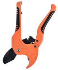 Manganese Steel Pipe Cutter With 42mm Opening, orange and black hand tool, side view, for PVC PPR gas pipes, heavy duty