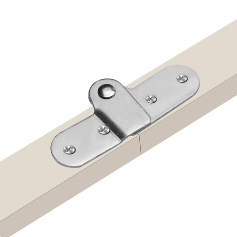 Heavy Duty 2 Pair 180 Degree Rotating Concealed Door Hinges Built From Tough Metal With Bonus Screws Included mounted on cabinet frame
