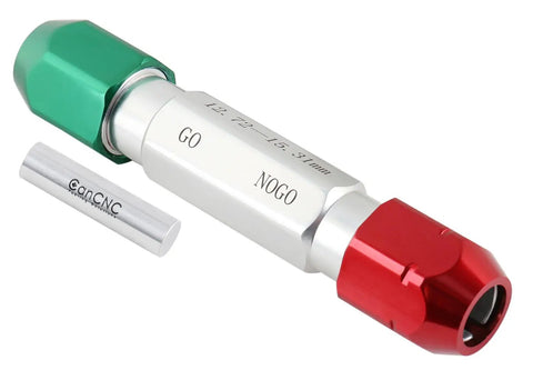 0.501-0.625 Inch Go No Go Pro Grade Double End Gauge Handle For Quick Setup And Precise Tolerance Checks Portable Red Tool With No Extra Parts Needed Includes M3 Pin Gauge Set Easy To Use