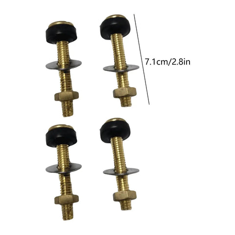 Heavy Duty Split Toilet Tank Fastener Kit With Rustproof Gasket And Secure Seal For Split Toilet Systems General Mounting Hardware Built Tough And DIY Friendly Replacement Parts, 7.1cm bolts