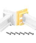 Heavy Duty RV Drawer Slides Rail Bracket For One Inch Channel With Four Way Adjustable Base And Slick Moving Kitchen Drawer Hardware.