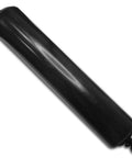 Black rubber roller part of a heavy-duty slide gate guide roller with C post welded bracket, sealed ball bearing side roller assembly