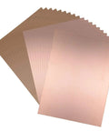 Stack of single-sided copper clad laminate PCB circuit boards for DIY prototyping 200x150mm (7.87x5.91 In) 1.5mm thick, 20 pieces