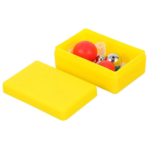 Hands On Pendulum Acceleration Measurement Physics Kit For Classrooms in yellow box with red balls