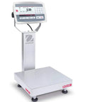 Heavy Duty Stainless Steel Washdown Bench Scale With Column 25 Pound Capacity High Precision NTEP Approved Digital Counting Scale built for factory floor use.