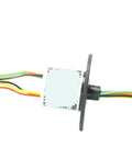 360 Degree Capsule Slip Ring Kit, 12.5mm Diameter, 6-Channel, 1.5A Per Channel, Gold Contact Points For Smooth, Rock-Solid Power And Signal Transfer, A No-Brainer For Cameras, Robotics, Test Equipment, And Rotating Platforms. compact slip ring with multicolor wires