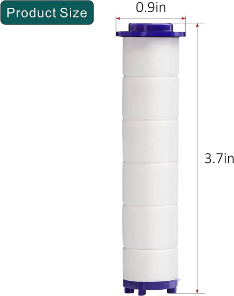 12 Pack Shower Filter Replacements For Hard Water Removes Chlorine And Harmful Substances Fits Handheld Shower Heads PP Cotton