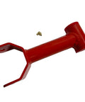 4-Piece Rear Upper And Lower Control Arm Kit With Adjustable Track Bar For 2005-2010 Ford Mustang 2-Door, Heavy-Duty HD Steel Suspension Upgrade For Improved Handling And Ride Quality red steel adjustable track bar