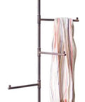 36-Inch Rustic Swivel Coat Rack With Built Tough Metal Build Easy Install Hang Coats Hats And Bags In Style Functional Wall Mount