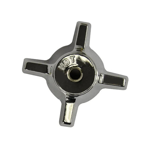 Chrome hot water handle from 3-Handle Bath Tub And Shower Trim Kit For Sterling Faucets In Chrome, No-Fuss DIY Remodel
