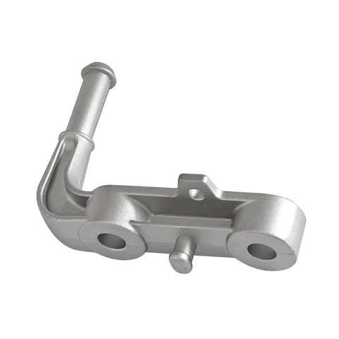 Durable Exhaust Bracket Isolator Hanger Kit For Ram 1500 2019 To 2025 Trucks With V6 Or V8 Engines To Swap Out Rattle And Keep Your Ride Smooth As Butter With This Solid Upgrade. silver metal exhaust hanger bracket with mounting holes